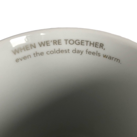 NWOT Starbucks 2011 holiday slogan Christmas giftware ceramic Coffee tea mug cup - Picture 3 of 5